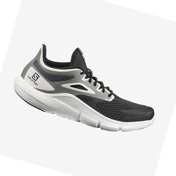 Tenis Para Correr Salomon PREDICT MOD Hombre Negros Blancos | MX 3484NWY